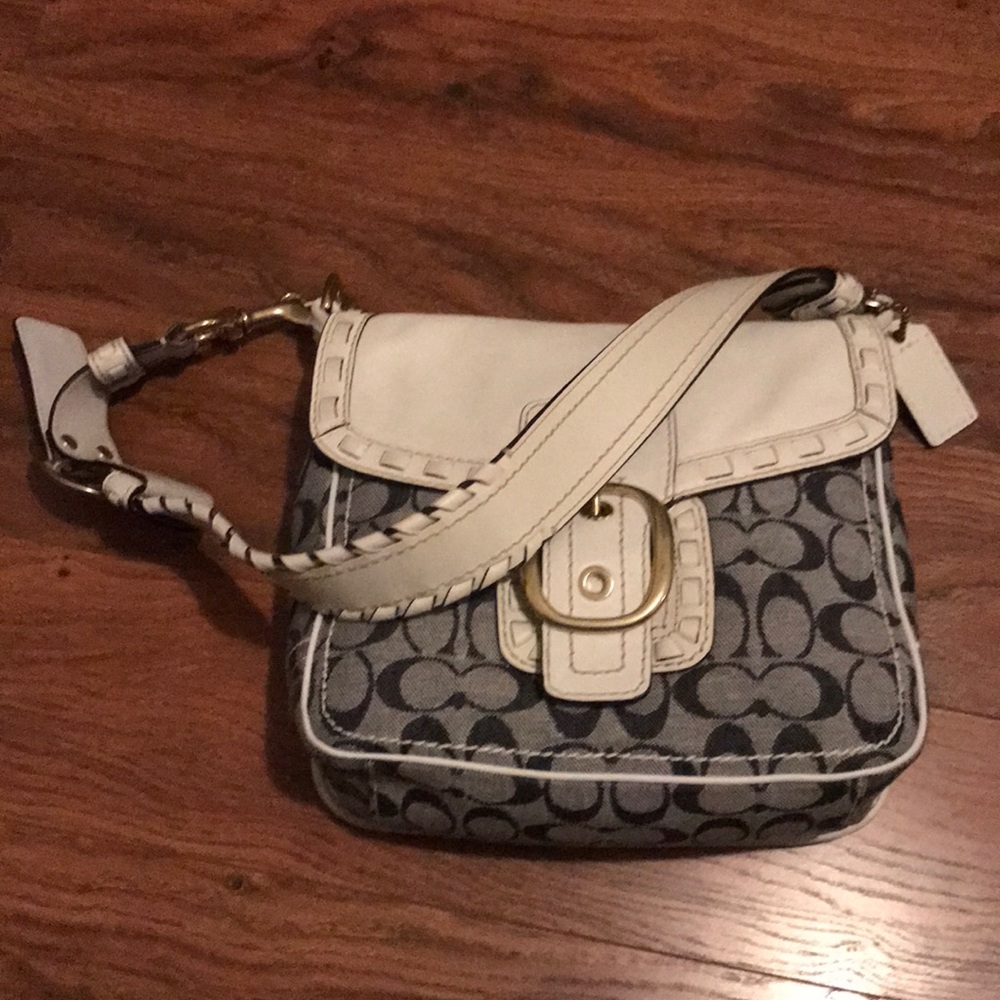 Coach Denim Logo Bag